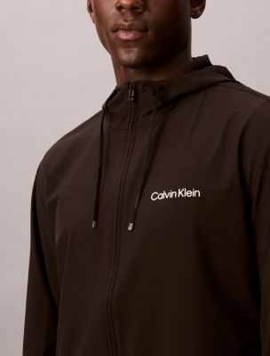 Мужская куртка Calvin Klein Icon Sport Windbreaker, цвет: Чёрный — фото 3