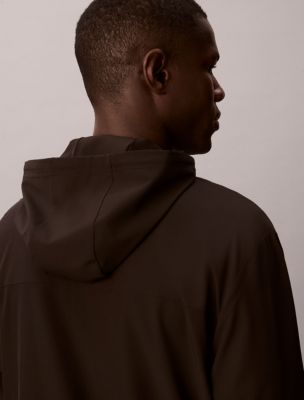 Мужская куртка Calvin Klein Icon Sport Windbreaker, цвет: Чёрный — фото 4