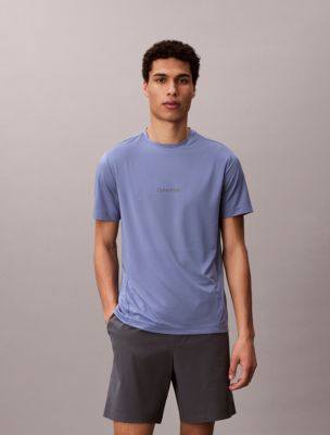 CK Sport Mesh T-Shirt, Blue Tulip