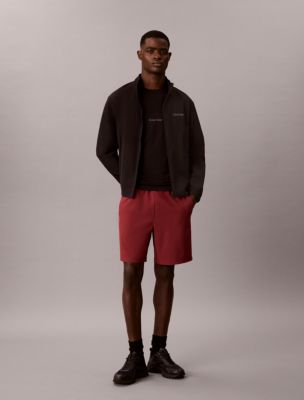 Graphic Monogram Woven Shorts, Established Red