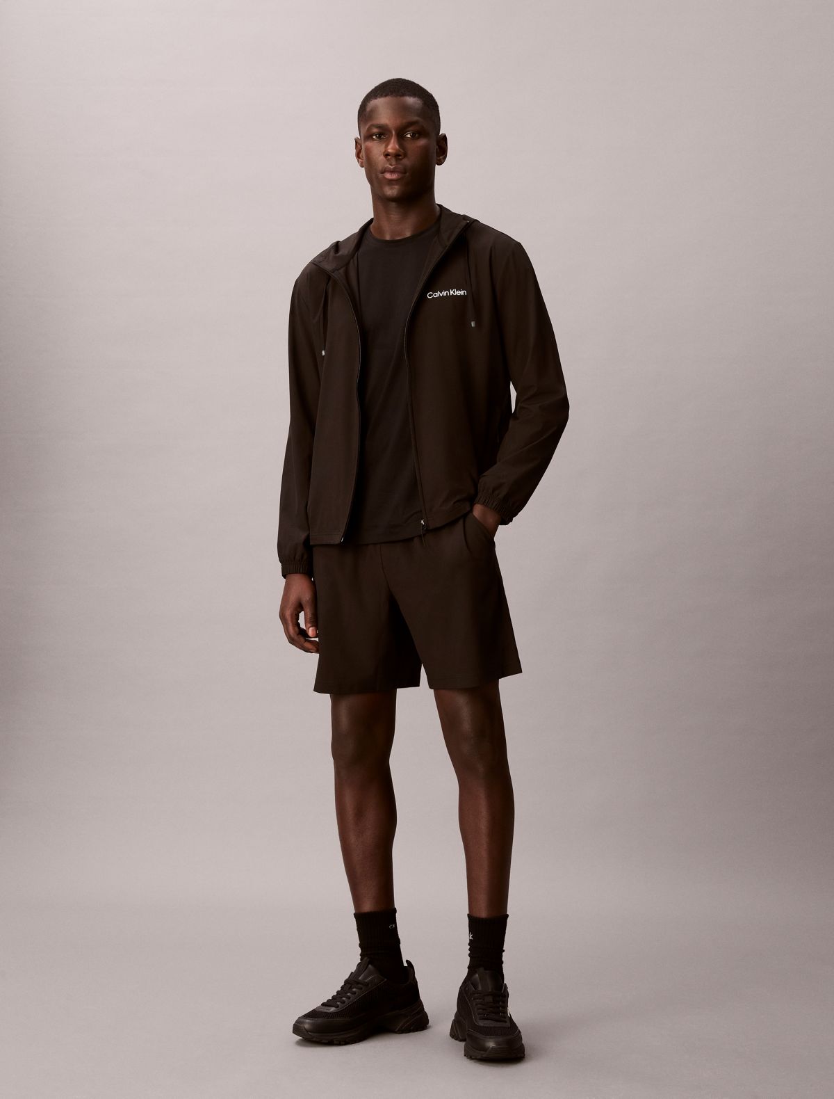 Icon Sport Logo Waistband Woven Shorts