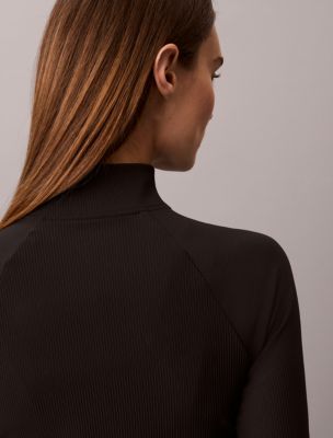 Женская куртка Calvin Klein Soft Sport Rib, цвет: Чёрный — фото 5