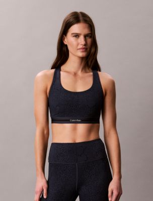 Icon Sport Printed Medium Impact Sports Bra, Marble Snake+Speakeasy