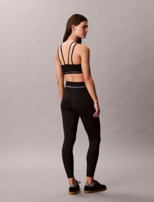 Женские леггинсы Calvin Klein Icon Sport Striped Wide Waistband 7/8 Leggings — фото 3