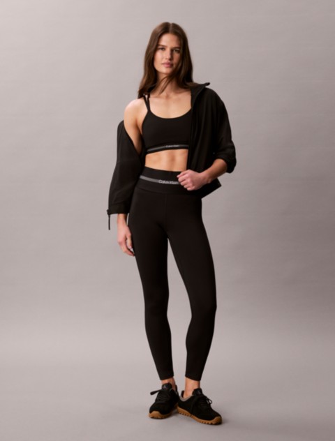 Женские леггинсы Calvin Klein Icon Sport Striped Wide Waistband 7/8 Leggings