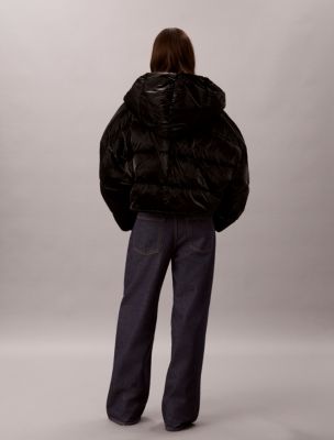 Женская куртка Calvin Klein Relaxed Puffer, цвет: Чёрный — фото 4