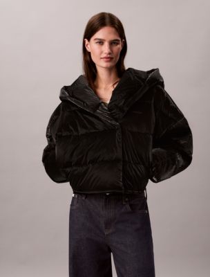 Женская куртка Calvin Klein Relaxed Puffer, цвет: Чёрный — фото 1