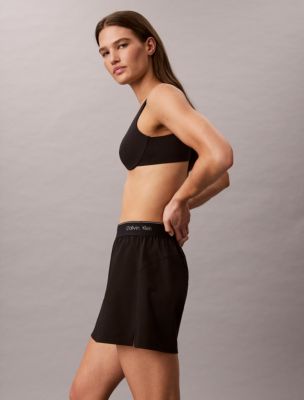 Женские шорты Calvin Klein Icon Sport Woven, цвет: Чёрный — фото 4