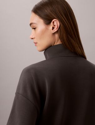 Женские худи Calvin Klein Ultra Soft Knit 1/4 Zip Sweatshirt — фото 4