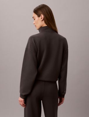 Женские худи Calvin Klein Ultra Soft Knit 1/4 Zip Sweatshirt — фото 5
