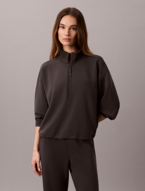 Calvin Klein Ultra Soft Knit 1/4 Zip Sweatshirt