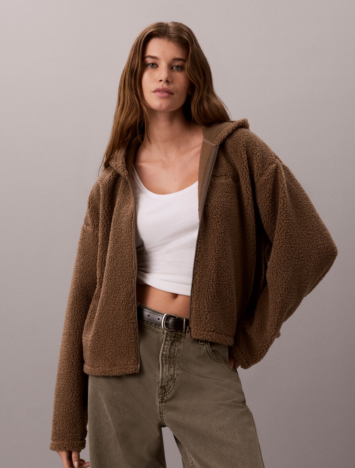 Sherpa Zip Hoodie