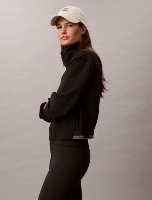 Женская куртка Calvin Klein Modern Sport Windbreaker, цвет: Чёрный — фото 4