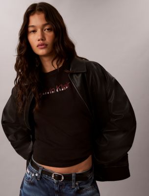 Женские футболки Calvin Klein Icon Sport Graphic High Hip Tee — фото 6