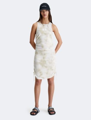 Tie-Dye Ruched Mini Dress, Tie Dye