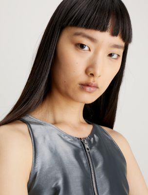 Liquid Metal Mini Dress | Calvin Klein