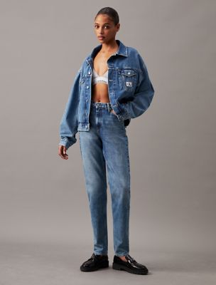 Mom Fit Jeans, Medium Denim