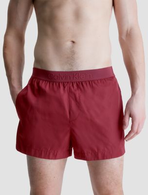 Core Tonal Short Length Swim Shorts, Sienna Brown