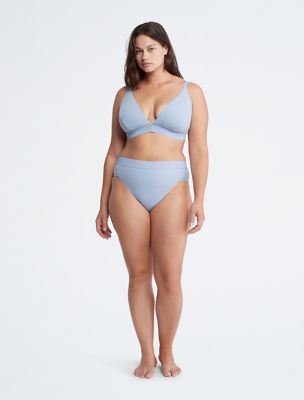 Core Tonal Triangle Bikini Top | Calvin Klein