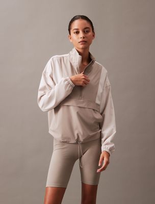Performance Colorblock Half Zip Jacket, Moonrock / Porcini