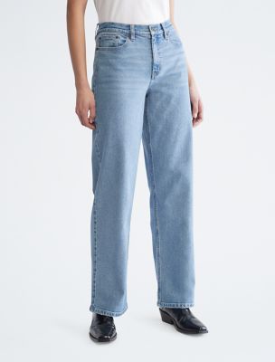 90s Fit High Rise Jeans, Desert Blue
