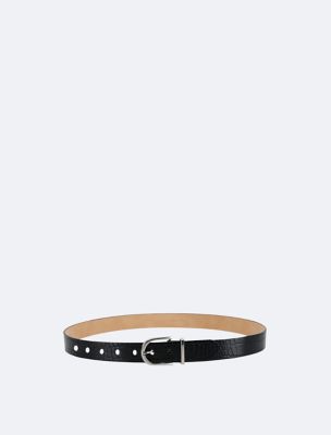 Textured Round Buckle Belt | Calvin Klein