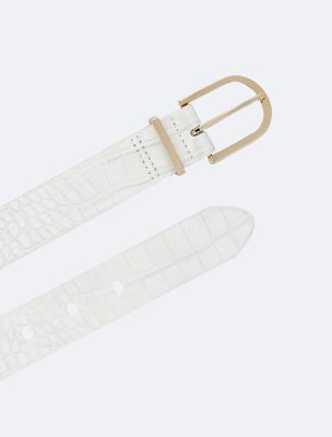 Textured Round Buckle Belt | Calvin Klein