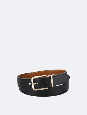 Reversible Monogram Logo Belt, Black / Logo
