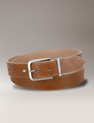 Женские ремни Calvin Klein Reversible Monogram Logo Belt — фото 2