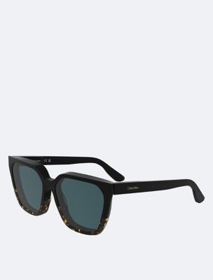 Мужские солнцезащитные очки Calvin Klein Acetate Modified Rectangle Sunglasses — фото 2