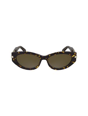 Acetate Cat Eye Sunglasses, Havana