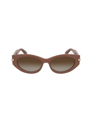 Acetate Cat Eye Sunglasses, Opaline Rose