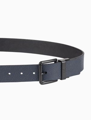 Pebbled Leather Reversible Jean Belt | Calvin Klein