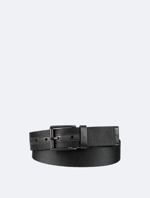 Tonal Fabric Belt, Black