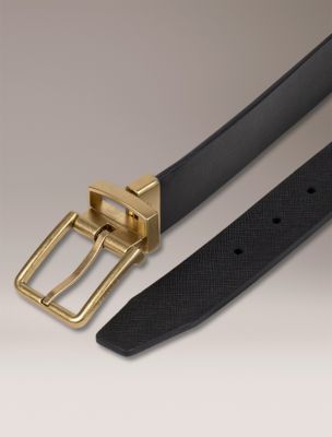 Мужские ремни Calvin Klein Saffiano Leather Reversible Belt — фото 3