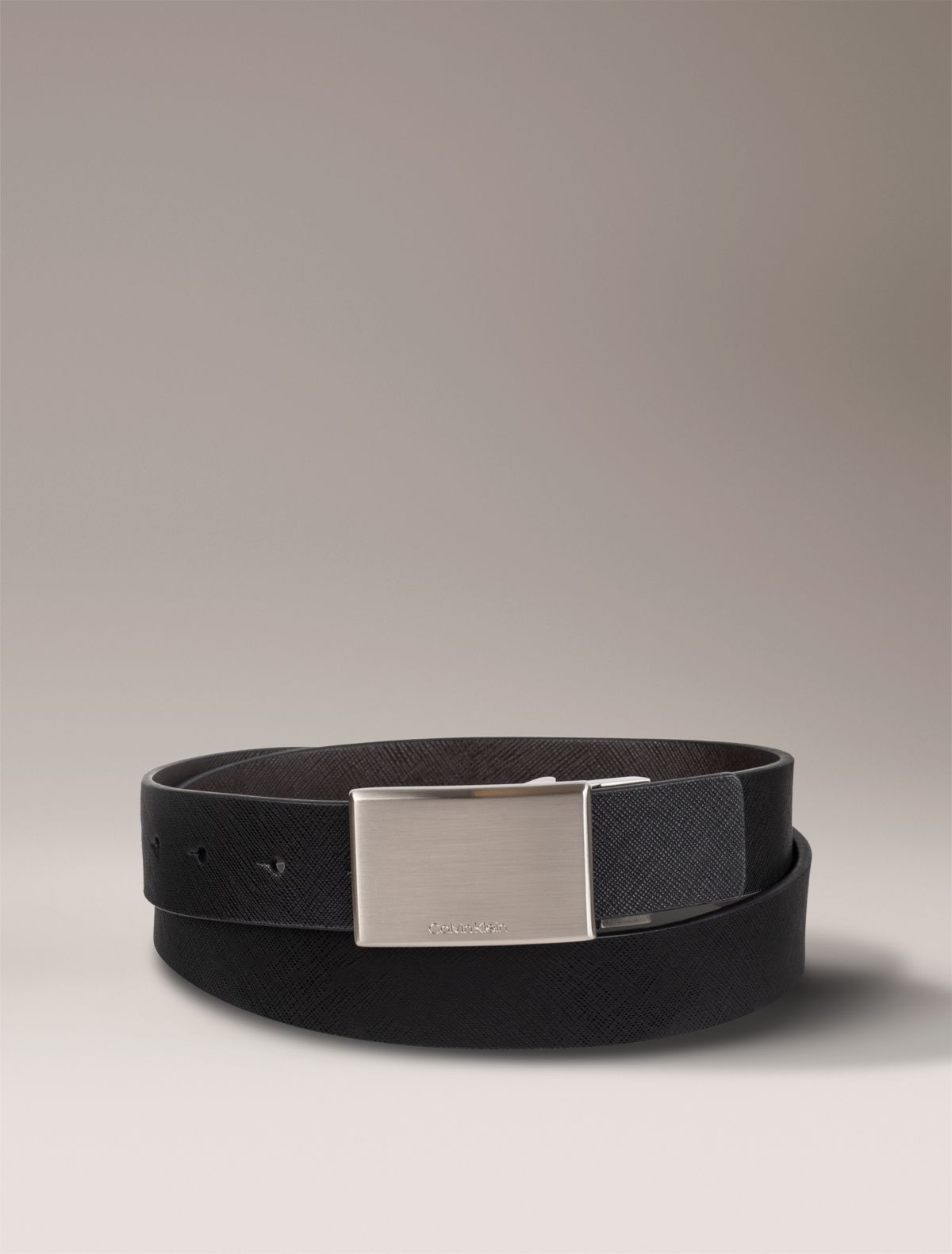 CK Logo Swivel Plaque Belt