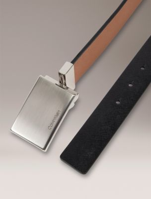 Мужские ремни Calvin Klein CK Logo Swivel Plaque Belt — фото 2
