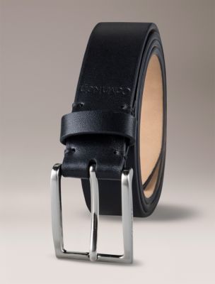 Smooth Harness Buckle Belt, Black