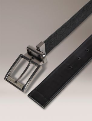 Мужские ремни Calvin Klein Logo Jacquard Reversible Belt — фото 2