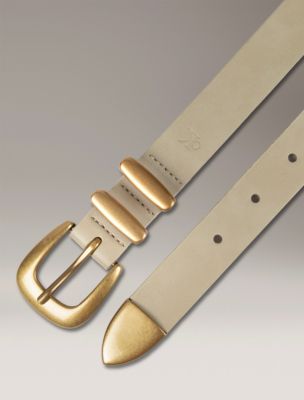 Женские ремни Calvin Klein Solid Square Buckle Belt — фото 2