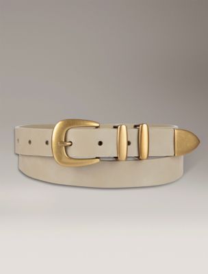 Solid Square Buckle Belt, Brown