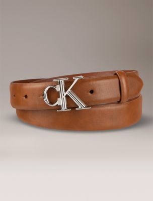 Monogram Logo Plaque Belt, 267