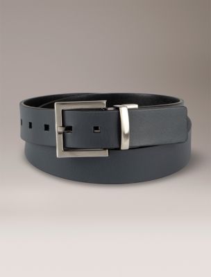 Reversible Harness Buckle Belt, Blue
