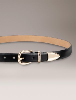 Женские ремни Calvin Klein Polished Metal Tipped Belt — фото 4