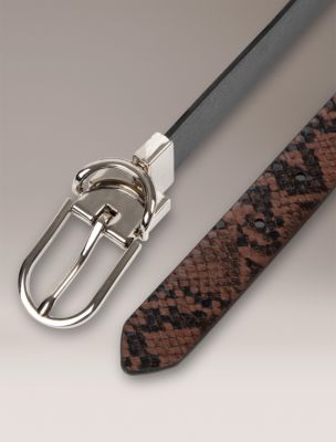 Женские ремни Calvin Klein Reversible Swivel Buckle Belt — фото 2