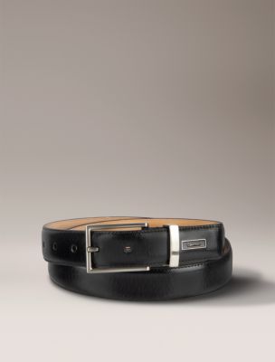 Мужской ремень Calvin Klein Logo Plaque Harness Belt, цвет: Чёрный — фото 1