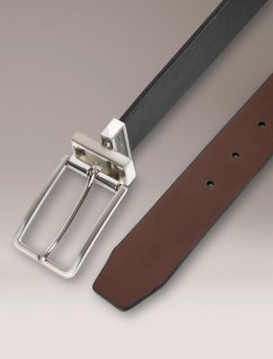 Мужской ремень Calvin Klein Reversible Harness Belt, цвет: Чёрный — фото 2