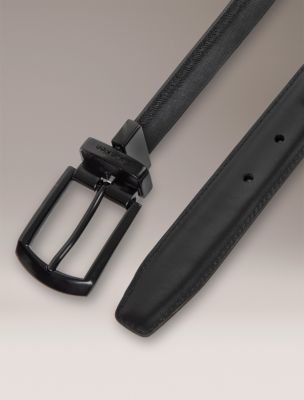Мужской ремень Calvin Klein Reversible Harness Belt, цвет: Чёрный — фото 2