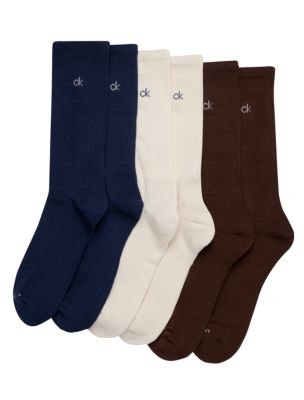 Basic Cushion Crew 6-Pack Socks, Multi