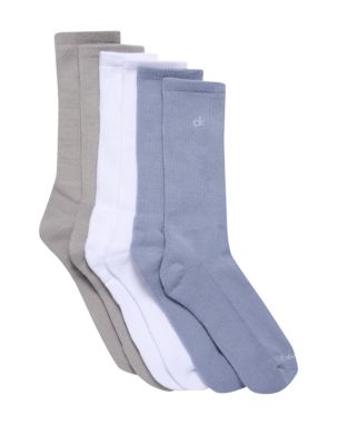 Cushion 6-Pack Crew Socks, Cigar
